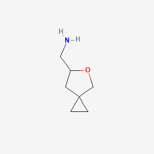 molecular formula C7H13NO B2852232 {5-Oxaspiro[2.4]heptan-6-yl}methanamine CAS No. 2060041-80-5