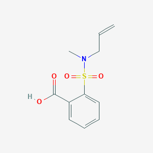 2-[Methyl(prop-2-enyl)sulfamoyl]benzoic acid