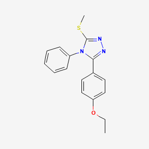 3-(4-ethoxyphenyl)-5-(methylsulfanyl)-4-phenyl-4H-1,2,4-triazole