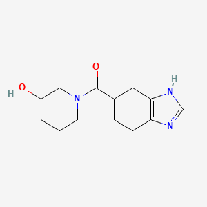(3-hydroxypiperidin-1-yl)(4,5,6,7-tetrahydro-1H-benzo[d]imidazol-5-yl)methanone