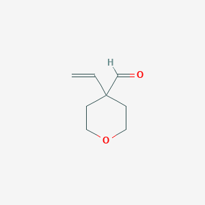 B2852279 4-Ethenyloxane-4-carbaldehyde CAS No. 2361644-35-9