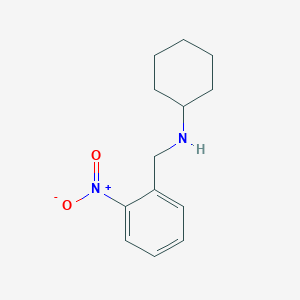 molecular formula C13H18N2O2 B2852348 N-(2-nitrobenzyl)cyclohexanamine CAS No. 52505-10-9