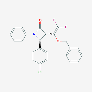 (3S,4S)-4-(4-chlorophenyl)-3-(2,2-difluoro-1-phenylmethoxyethenyl)-1-phenylazetidin-2-one