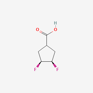 cis-3,4-Difluorocyclopentane-1-carboxylic acid