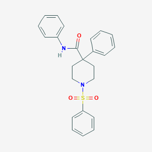 N,4-diphenyl-1-(phenylsulfonyl)piperidine-4-carboxamide