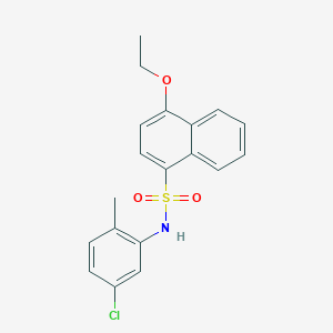 N-(5-chloro-2-methylphenyl)-4-ethoxynaphthalene-1-sulfonamide