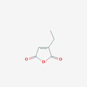 molecular formula C6H6O3 B2852595 3-Ethylfuran-2,5-dione CAS No. 14156-13-9