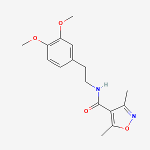 N-(2-(3,4-Dimethoxyphenyl)ethyl)(3,5-dimethylisoxazol-4-YL)formamide