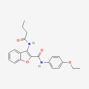 3-butyramido-N-(4-ethoxyphenyl)benzofuran-2-carboxamide