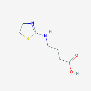 4-(4,5-Dihydro-1,3-thiazol-2-ylamino)butanoic acid