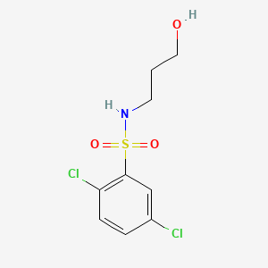 2,5-dichloro-N-(3-hydroxypropyl)benzenesulfonamide