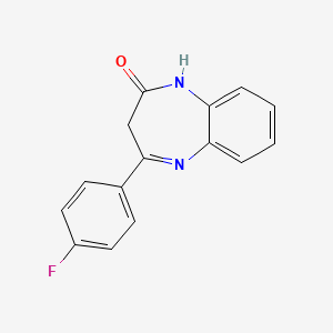 4-(4-fluorophenyl)-1H-benzo[b][1,4]diazepin-2(3H)-one