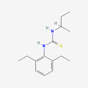 3-(Butan-2-yl)-1-(2,6-diethylphenyl)thiourea