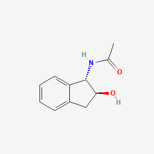 molecular formula C11H13NO2 B2852704 N-[(1S,2S)-2-hydroxy-2,3-dihydro-1H-inden-1-yl]acetamide CAS No. 164347-48-2