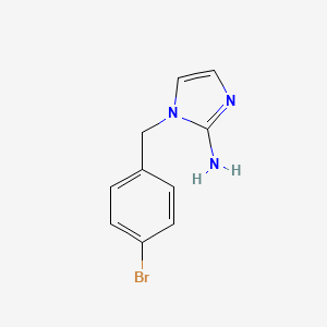molecular formula C10H10BrN3 B2852717 1-(4-Bromobenzyl)-1H-imidazol-2-amine CAS No. 1178060-10-0