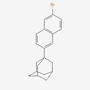 molecular formula C20H21Br B2852780 1-(6-Bromonaphthalen-2-yl)adamantane CAS No. 405910-31-8