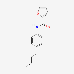 molecular formula C15H17NO2 B2852882 N-(4-butylphenyl)furan-2-carboxamide CAS No. 313516-30-2
