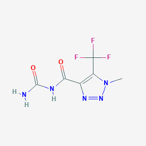 B2852907 N-Carbamoyl-1-methyl-5-(trifluoromethyl)triazole-4-carboxamide CAS No. 2290196-91-5