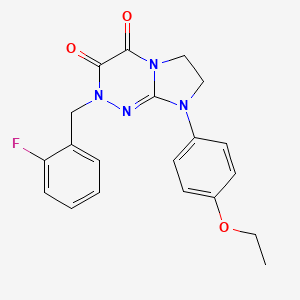 B2852924 8-(4-ethoxyphenyl)-2-(2-fluorobenzyl)-7,8-dihydroimidazo[2,1-c][1,2,4]triazine-3,4(2H,6H)-dione CAS No. 941891-03-8