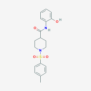 N-(2-hydroxyphenyl)-1-[(4-methylphenyl)sulfonyl]-4-piperidinecarboxamide