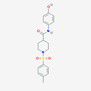 N-(4-hydroxyphenyl)-1-[(4-methylphenyl)sulfonyl]-4-piperidinecarboxamide