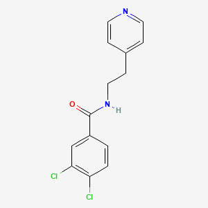 molecular formula C14H12Cl2N2O B2852943 3,4-dichloro-N-(2-pyridin-4-ylethyl)benzamide CAS No. 218286-82-9