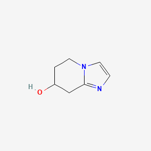 molecular formula C7H10N2O B2852947 5,6,7,8-Tetrahydroimidazo[1,2-a]pyridin-7-ol CAS No. 1785629-71-1