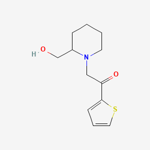 2-(2-(Hydroxymethyl)piperidin-1-yl)-1-(thiophen-2-yl)ethanone