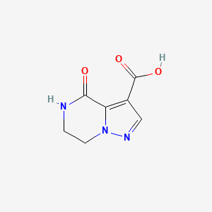 4-Oxo-6,7-dihydro-5H-pyrazolo[1,5-a]pyrazine-3-carboxylic acid