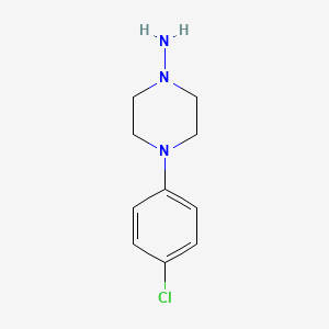 molecular formula C10H14ClN3 B2853035 4-(4-Chlorophenyl)piperazin-1-amine CAS No. 71416-11-0