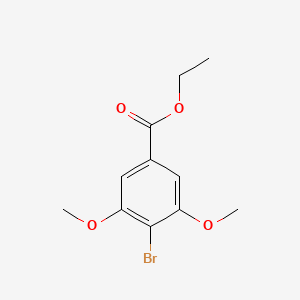 molecular formula C11H13BrO4 B2853038 Ethyl 4-bromo-3,5-dimethoxybenzoate CAS No. 745026-69-1