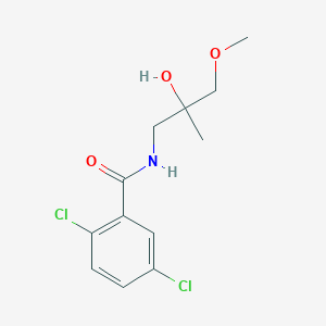 2,5-dichloro-N-(2-hydroxy-3-methoxy-2-methylpropyl)benzamide