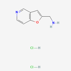 molecular formula C8H10Cl2N2O B2853105 Furo[3,2-c]pyridin-2-ylmethanamine dihydrochloride CAS No. 153863-96-8