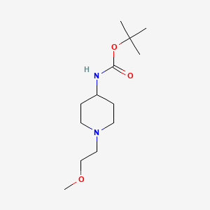 tert-Butyl 1-(2-methoxyethyl)piperidin-4-ylcarbamate