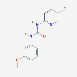 molecular formula C13H12FN3O2 B2853169 1-(5-Fluoropyridin-2-yl)-3-(3-methoxyphenyl)urea CAS No. 2327521-03-7