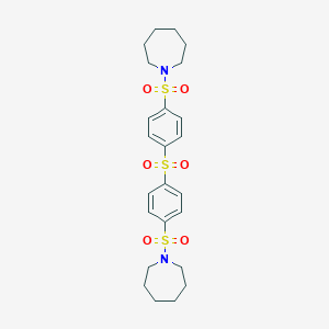 Bis[4-(1-azepanylsulfonyl)phenyl] sulfone