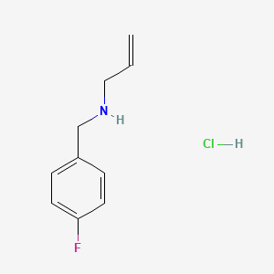 molecular formula C10H13ClFN B2853190 N-(4-Fluorobenzyl)-2-propen-1-amine hydrochloride CAS No. 1049678-31-0; 889949-25-1