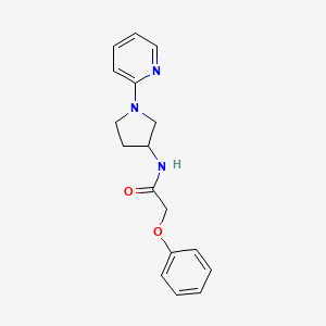 2-phenoxy-N-(1-(pyridin-2-yl)pyrrolidin-3-yl)acetamide