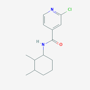molecular formula C14H19ClN2O B2853205 2-chloro-N-(2,3-dimethylcyclohexyl)pyridine-4-carboxamide CAS No. 844901-01-5