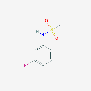 molecular formula C7H8FNO2S B2853233 N-(3-氟苯基)甲磺酰胺 CAS No. 35980-20-2