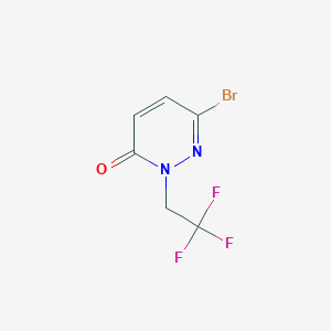 6-Bromo-2-(2,2,2-trifluoroethyl)pyridazin-3(2H)-one