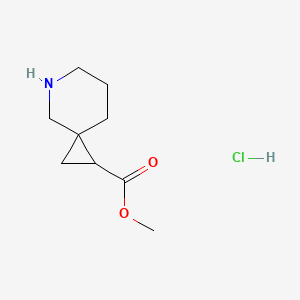 molecular formula C9H16ClNO2 B2853239 Methyl 5-azaspiro[2.5]octane-2-carboxylate;hydrochloride CAS No. 2309461-27-4