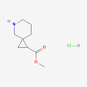 molecular formula C9H16ClNO2 B2853239 Methyl 5-azaspiro[2.5]octane-1-carboxylate hydrochloride CAS No. 2309461-27-4