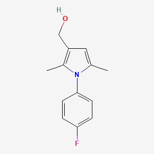 [1-(4-fluorophenyl)-2,5-dimethyl-1H-pyrrol-3-yl]methanol