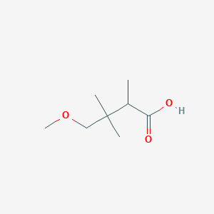molecular formula C8H16O3 B2853263 4-Methoxy-2,3,3-trimethylbutanoic acid CAS No. 2248280-31-9