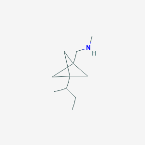 1-(3-Butan-2-yl-1-bicyclo[1.1.1]pentanyl)-N-methylmethanamine