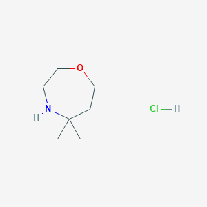 7-Oxa-4-azaspiro[2.6]nonane;hydrochloride
