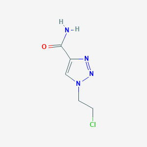 1-(2-Chloroethyl)triazole-4-carboxamide