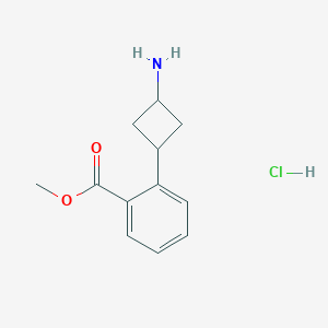Methyl 2-(3-aminocyclobutyl)benzoate;hydrochloride
