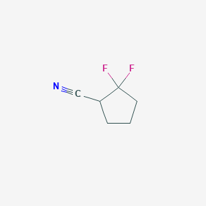 2,2-Difluorocyclopentane-1-carbonitrile